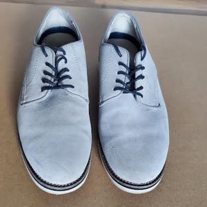 G.H. Bass&Co Grey Suede Clinton Dress Shoe - 9.5